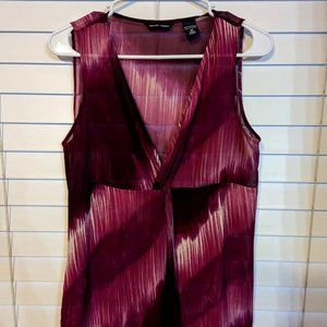 Ladies New York & Company purple blouse, Ladies Size Medium